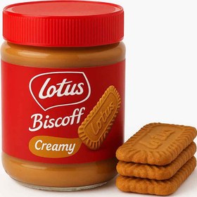 تصویر کره بیسکوییت لوتوس lotus 