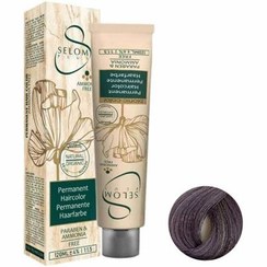 تصویر رنگ مو بدون آمونیاک سلوم شماره ۱-۷ حجم ۱۲۰ میل رنگ بلوند دودی متوسط 