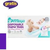 تصویر کیسه پوشک 24 عددی مایا کد 8711 