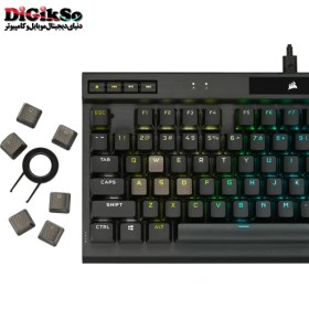 تصویر کیبورد گیمینگ مکانیکال کورسیر K70 RGB TKL CHAMPION Corsair K70 RGB TKL CHAMPION SERIES with PBT Optical-Mechanical Gaming Keyboard