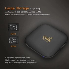 تصویر Wownect Q96 Mini Smart Android 10.0 Tv box 2GB / 16GB Amlogic S905L Quad Core 2.4G / 5G WIFI 4K H265 Media Player Quad Core Android TV Box Set Top Box With LAN HDMI AV Ports -Black - ارسال 15 الی 20 روز کاری 