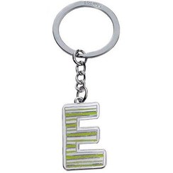 تصویر جاکلیدی الفبا ترویکا طرح E Troika Alphabet KeyChain E