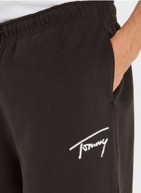 تصویر شلوار راحتی با نوشته امضا برند tommy jeans Signature Text Sweatpants