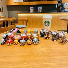 تصویر جاکلیدی طرح حیوانات باغ وحش Zoo Animal Keychain 