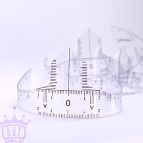 تصویر خط کش قرینه سازی 