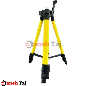 تصویر پایه تراز لیزری زرد مدل 120cm Laser level base 