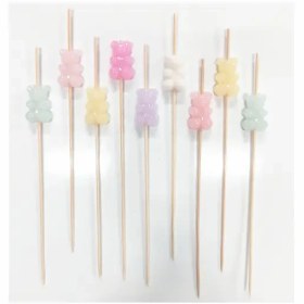 تصویر خلال فینگرفود طرح خرس پاستیلی 