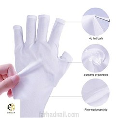 تصویر دستکش یووی ناخن 
