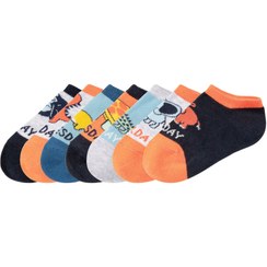 تصویر جوراب بچگانه آلمانی برند لوپیلو بسته هفت عددی روزهای هفته 