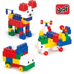 تصویر اسباب بازی لگو آجره ۷۰ قطعه کیفی Lego toy, 70 pieces of quality bricks