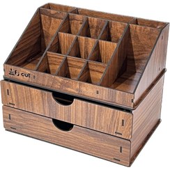 تصویر استند لوازم آرایشی اف جی کات مدل کشویی کد A90 - سفید 