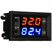 تصویر ماژول ترموستات دیجیتال W2809 دارای آلارم و خروجی رله 