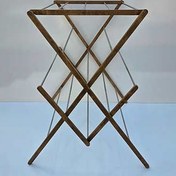 تصویر بند رخت چوبی لوزی 