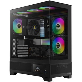 تصویر کیس کامپیوتر گیمدیاس مدل ATLAS M1 Gamdias ATLAS M1 Mid Tower Case