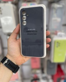 تصویر قاب سیلیکونی اورجینال پاک کنی سامسونگ a55 - سفید Samsung A55 silicon case