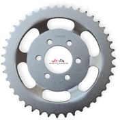 تصویر دنده ( طبق ) زنجیر چرخ عقب ( 43 دندانه ) موتور بنلی 250 تک سیلندر قدیم و جدید دنده ( طبق ) زنجیر چرخ عقب ( 43 دندانه ) موتور بنلی 250 تک سیلندر قدیم و جدید