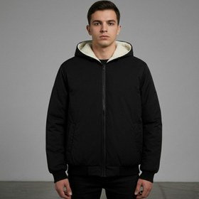 تصویر کاپشن ضدآب داخل خزتدی 