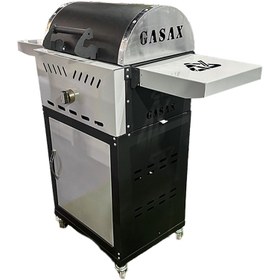 تصویر باربیکیو گازی زغالی گازاکس PLUS 5040 کابینتی کد 2100140001 Gasax+ Barbeque 50cm with cabin