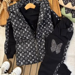 تصویر سه تیکه LV سایز ۱ و ۲ و ۳ و ۴ - کرمی / سه 