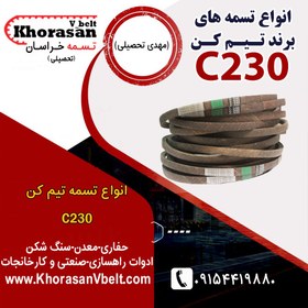 تصویر تسمه تجهیزات حفاری تیم کن C 230 