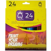 تصویر مداد رنگی 24 رنگ ام کیو مدل M.Q.24 