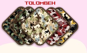 تصویر پک ۵ عددی پترن طرح چریکی 