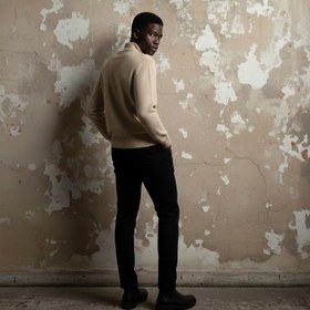 تصویر بافت کابل‌دار مردانه Milano - یقه ایستاده 