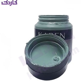 تصویر رنگ اکریلیک کهنه کاری سبز کارن حجم 300 میلی لیتر Karen green aged acrylic paint, volume 300 ml