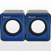 تصویر اسپیکر 2 تکه کیسونلی Kisonli V310 Kisonli V310 Desktop Speaker 2x3W USB