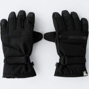تصویر دستکش اسکی ضد باد پسرانه مشکی زارا 