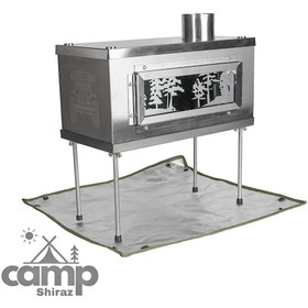 تصویر بخاری استیل تاشو مجیکمپ 