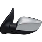 تصویر آینه بغل برقی کوییک و ساینا با فلاپ نقره ای کاوج چپ 