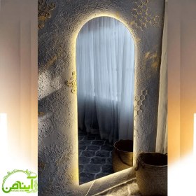 تصویر آینه قدی بک لایت - گنبدی 