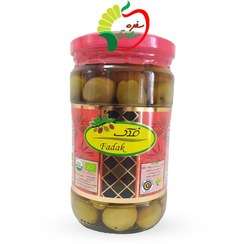 تصویر زیتون زرد ارگانیک درجه یک 700 گرمی فدک 