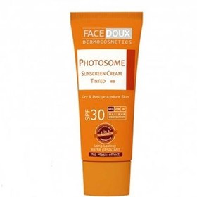 تصویر کرم ضد آفتاب رنگی فوتوزوم SPF 30 فیس دوکس Photosome Sunscreen Cream Tinted SPF30 Face Doux