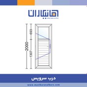 تصویر درب سرویس upvc 