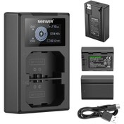 تصویر ست شارژر و باتری دوتایی سونی نیور | NEEWER Upgraded NP-FZ100 Sony Battery Charger Set 