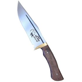 تصویر کارد شکاری مروارید طرح گرگ Travel knife