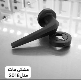 تصویر دستگیره در رزتی سویچی کد 74 بسته 2عددی - مشکی ،مشکی 