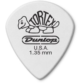تصویر پیک گیتار DUNLOP TORTEX WHITE JAZZ III PICK 1.35mm 