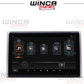 تصویر مانیتور سرصندلی اندروید 10.2 اینچ برند وینکا WINCA مدل DYT1022 طرح لکسوس 