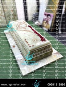 تصویر سنگ مزار مرمر سبز کد 265 