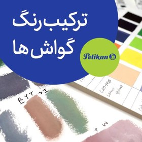 تصویر گواش ۶ رنگ پلیکان 