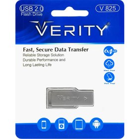 تصویر فلش مموری وریتی مدل V825 ظرفیت 64 گیگابایت Verity V825 Flash Memory 64GB