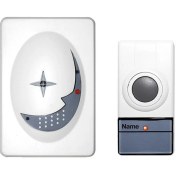 تصویر زنگ درب بیسیم برند کرونی | Crony RL-3929 Wireless Digital Doorbell, Safety Door chime with Loudly Voice 