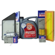 تصویر پکیج استاندارد روغن موتور بهتام | پژو 206 تیپ 2 بعد از 85 با صافی بنزین 