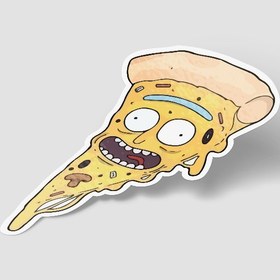 تصویر استیکر Rick pizza پیتزای ریک و مورتی 