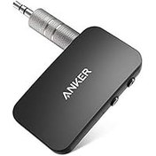 تصویر گیرنده بلوتوث Anker Soundsync برای پخش جریانی موسیقی با بلوتوث 5.0، اتصال دو دستگاه، تماس‌های هندزفری، عمر باتری 12 ساعته، برای استریو خودرو و خانه - فقط دریافت سیگنال بلوتوث Anker Soundsync Bluetooth Receiver for Music Streaming with Bluetooth 5.0, Dual Device Connection, Handsfree Calls, 12-Hour Battery Life, for Car & Home Stereo - Bluetooth Signal Reception Only