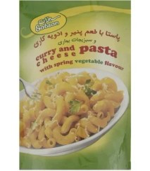 تصویر پاستا با طعم پنیر و ادویه کاری سبزان - 180 گرم 