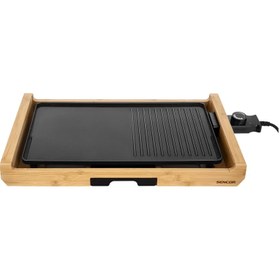 تصویر گریل صفحه ای سنکور مدلSBG 206BK SBG 206BK TABLETOP ELECTRIC GRILL